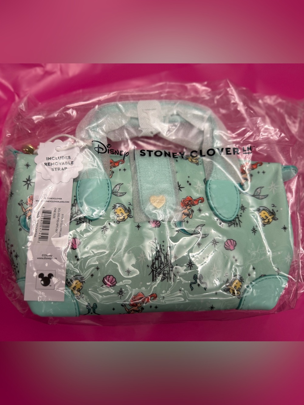 Disney Princess Ariel Pouchette Crossbody Bag 02 - Picture 5 of 6